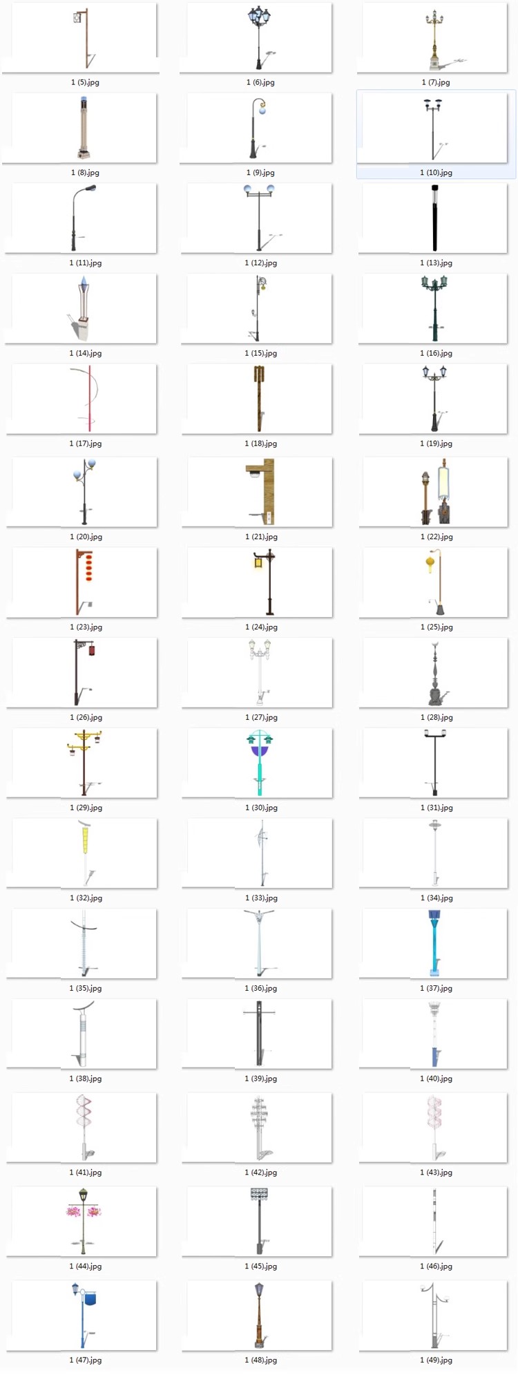 图片[30]-室外照明灯具园林景观灯路灯石灯Sketchup草图大师素材SU模型库-大怪兽分享