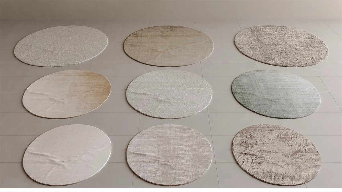 图片[12]-草图大师地毯su模型室内设计欧式美式现代软装布艺织物地垫图案库-大怪兽分享