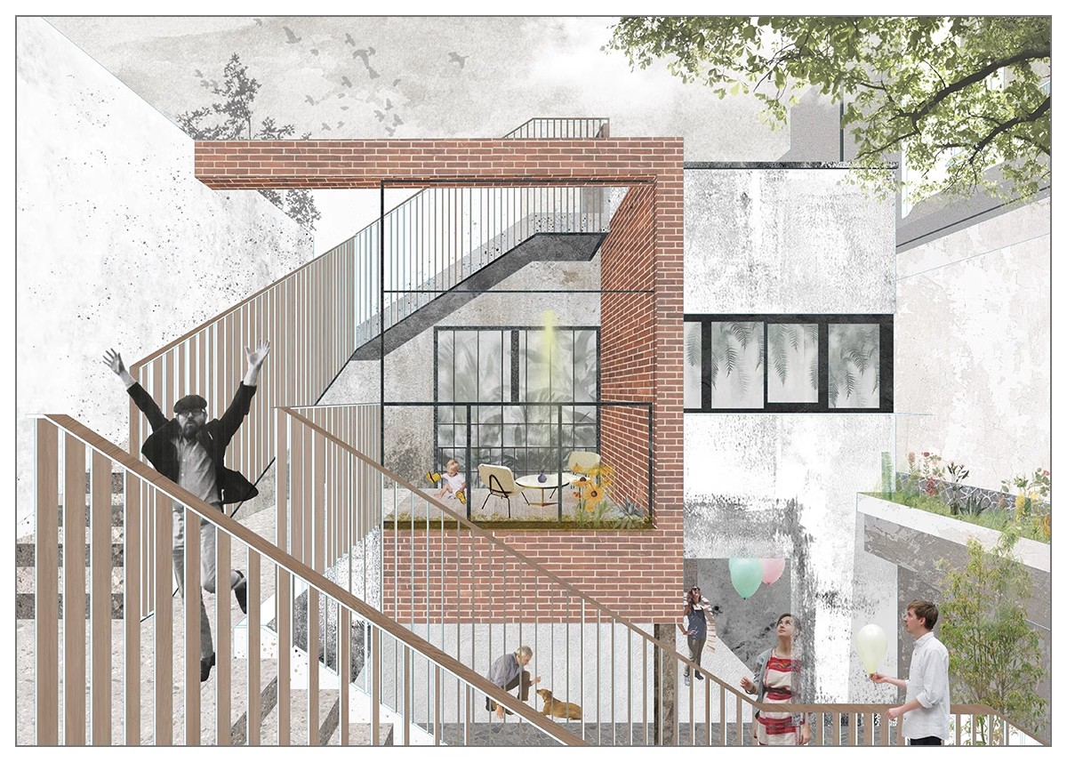 图片[11]-竞赛拼贴风高级灰景观园林建筑公园广场PS效果图素材PSD分层源件-大怪兽分享