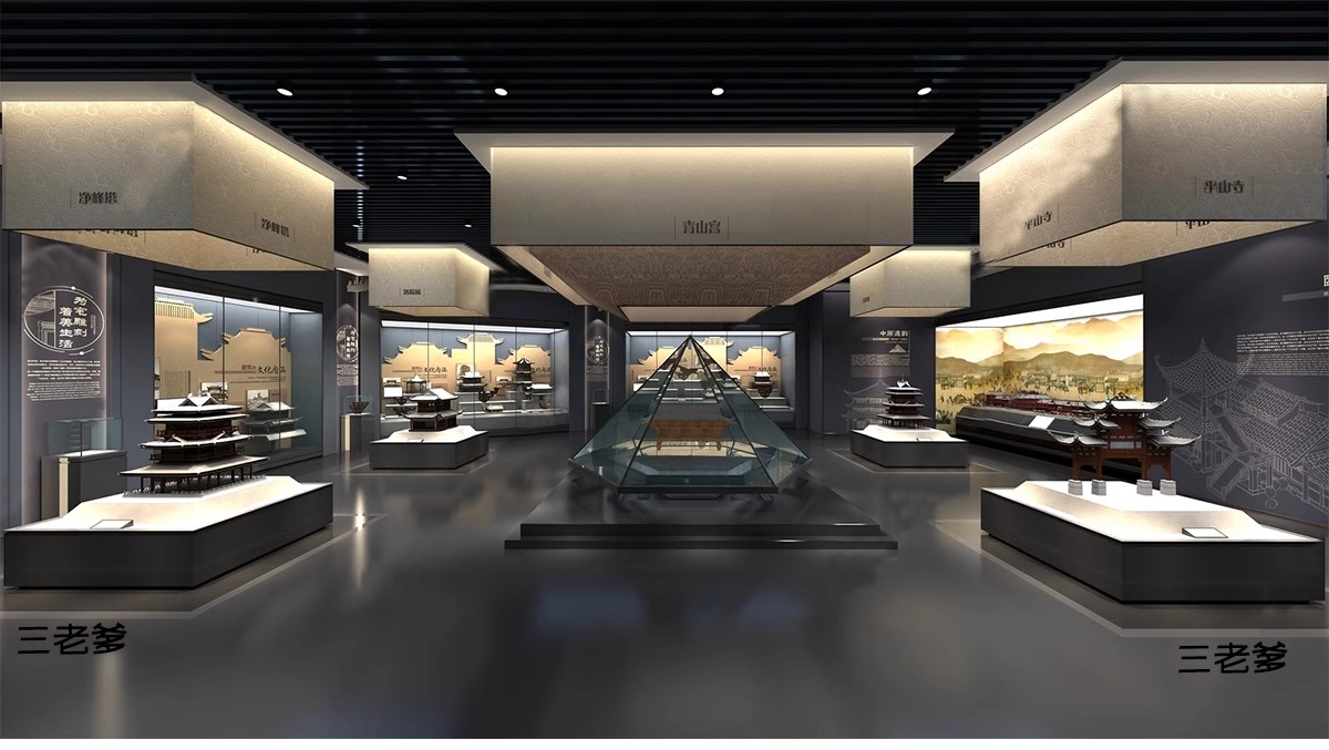 图片[12]-历史文化展览馆展厅草图大师艺术陈列馆科技馆博物馆su模型素材库-大怪兽分享