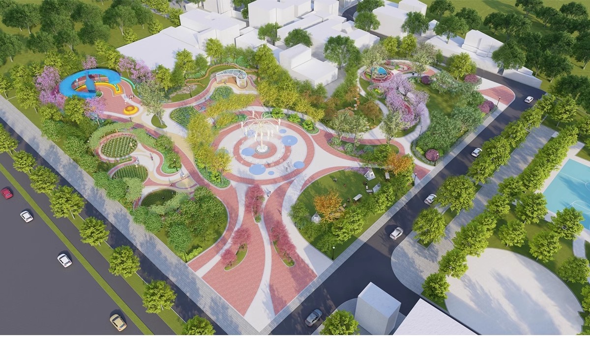 图片[11]-现代公园广场小游园园林节点景观树池座椅坐凳小品草图大师SU模型-大怪兽分享