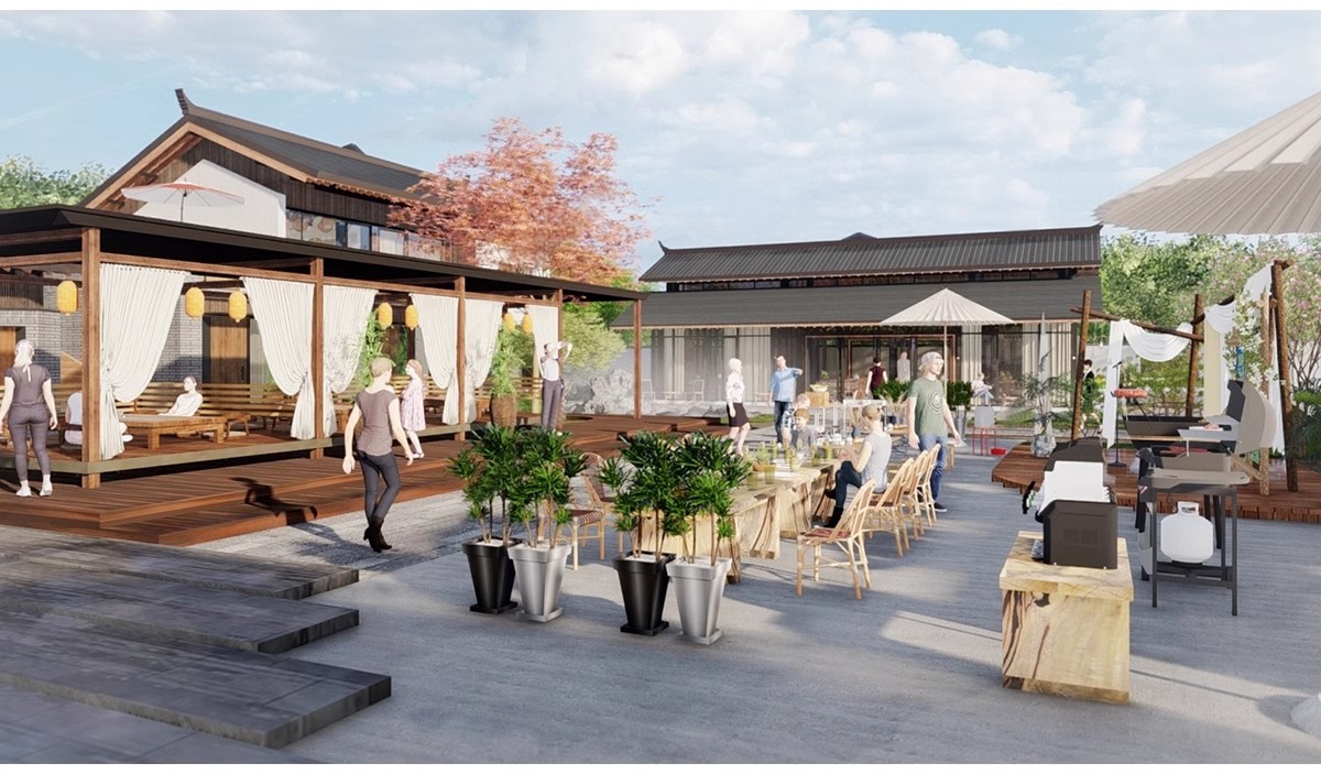 图片[12]-农村村庄落老房改造新中式景区民宿度假村美丽乡村SU模型草图大师-大怪兽分享