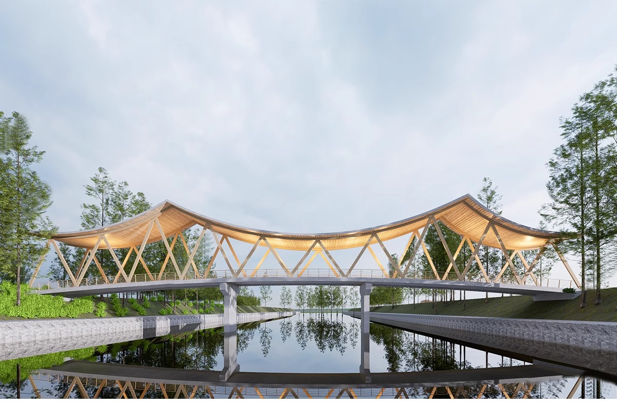 图片[11]-景观桥石桥拱桥木桥SU模型sketchup设计素材库新中式草图大师小桥-大怪兽分享