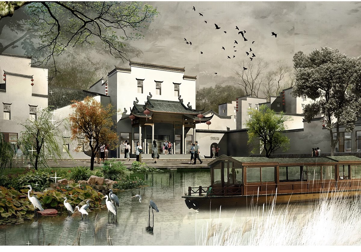 图片[11]-PS效果图民俗文化广场美丽乡村旅游 古村古镇景观园林psd分层素材-大怪兽分享