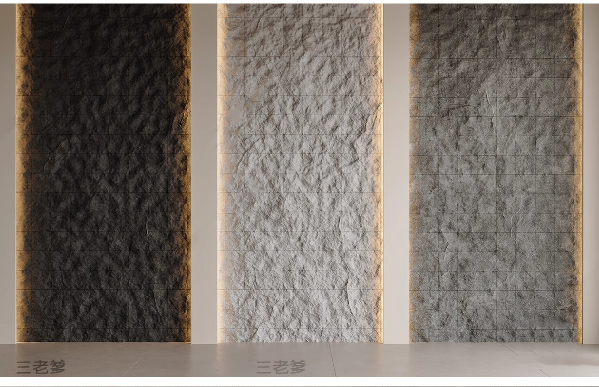 图片[12]-毛石墙面文化石熔积岩水泥石墙岩石浮雕背景墙草图大师单体SU模型-大怪兽分享