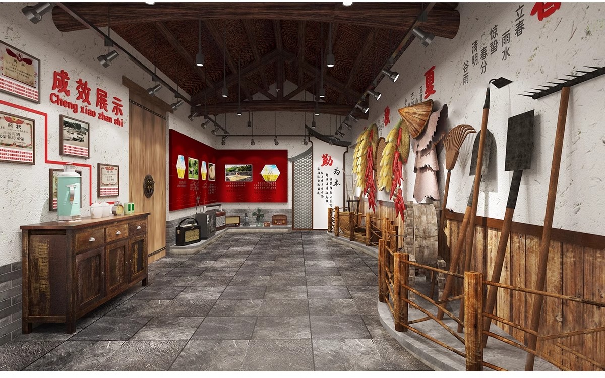 图片[12]-中式乡村民俗农业农耕文化农村特色展厅展馆博物馆SU模型草图大师-大怪兽分享