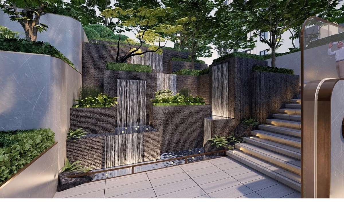 图片[12]-下沉式庭院私家花园别墅天井室内造景景观植物小品su模型草图大师-大怪兽分享