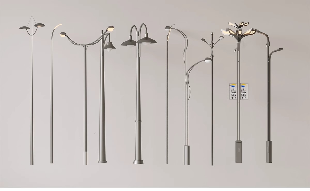 图片[12]-市政道路高杆灯太阳能景观灯广场玉兰灯城市路灯su模型库草图大师-大怪兽分享