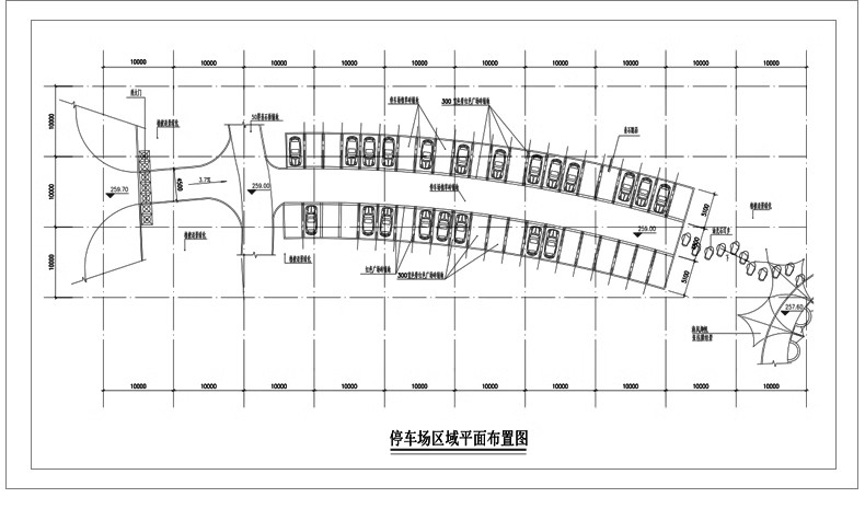 图片[12]-停车场规划设计建筑CAD平面图纸 地下车库SU模型车位施工图素材-大怪兽分享