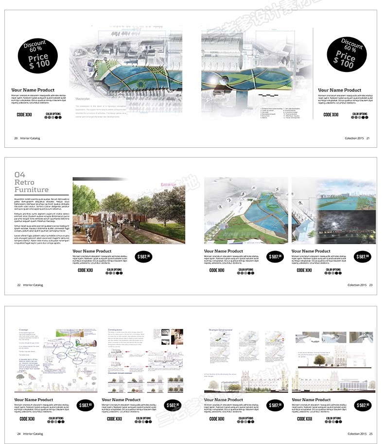 图片[12]-建筑园林景观环艺答辩图册ps画册展板文本作品集模版排版PSD设计-大怪兽分享