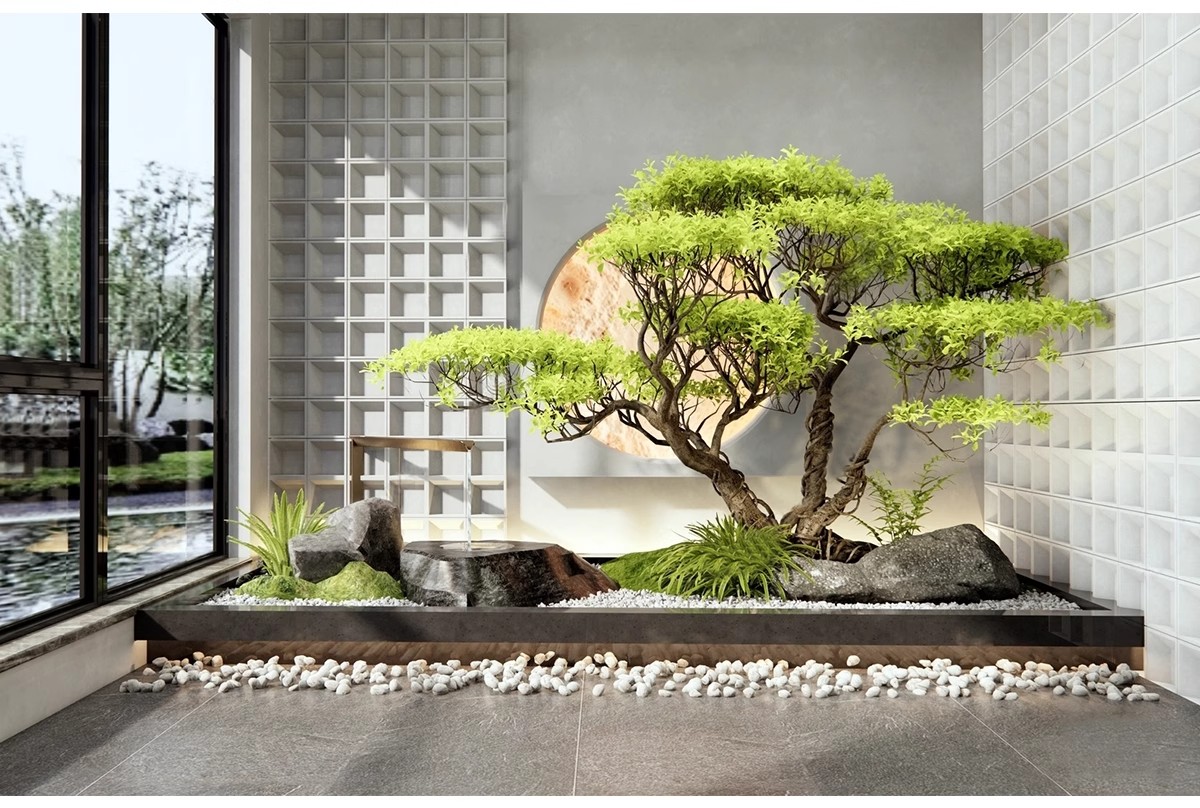 图片[12]-2025室内造景庭院景观小品3d模型中式植物绿植花园3dmax模型素材-大怪兽分享
