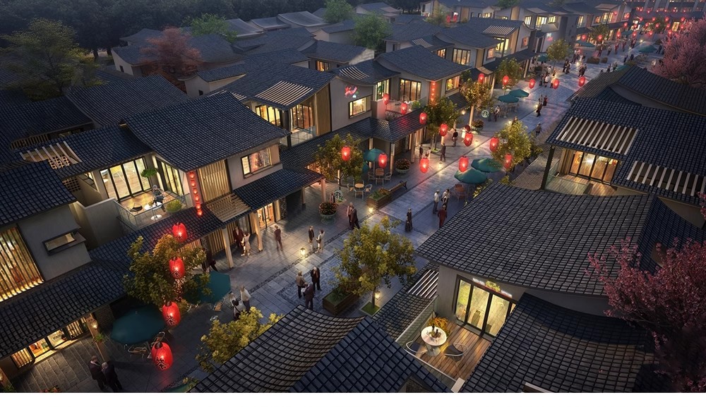 图片[13]-商业街步行街购物广场方案文本 仿古街建筑景观规划CAD图纸SU模型-大怪兽分享