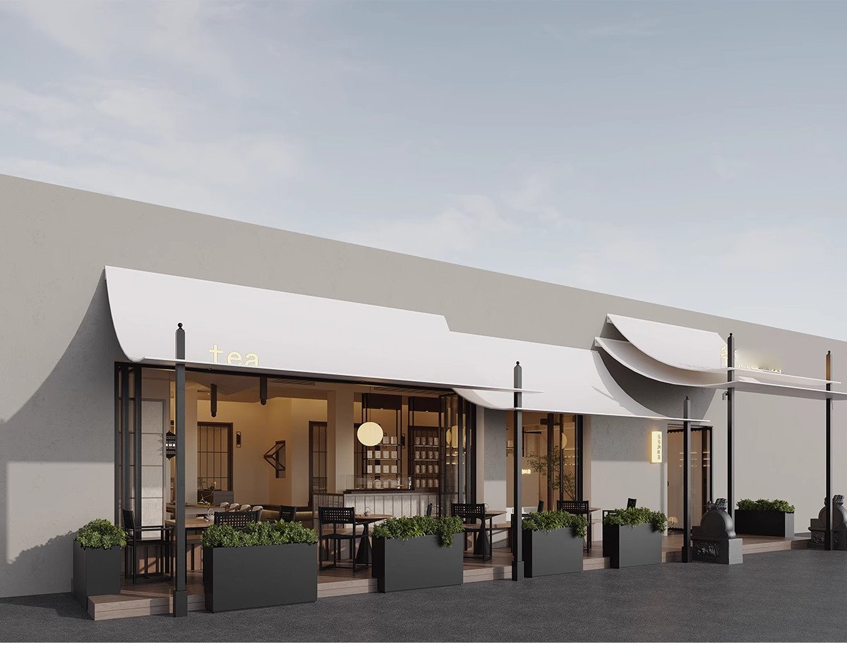 图片[11]-茶楼茶馆设计效果图现代禅意中式侘寂风室内茶室会所工装装修图片-大怪兽分享