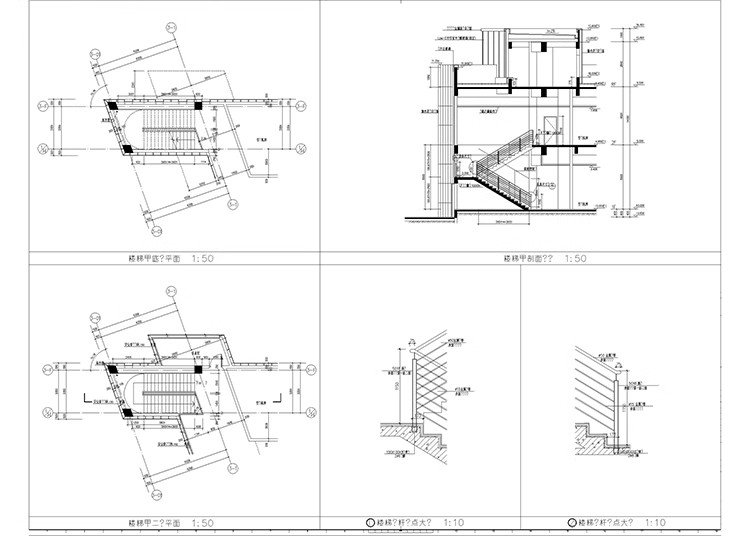 图片[11]-cad施工图纸素材工装建筑结构给排水暖通电气设计全套节点大样图-大怪兽分享