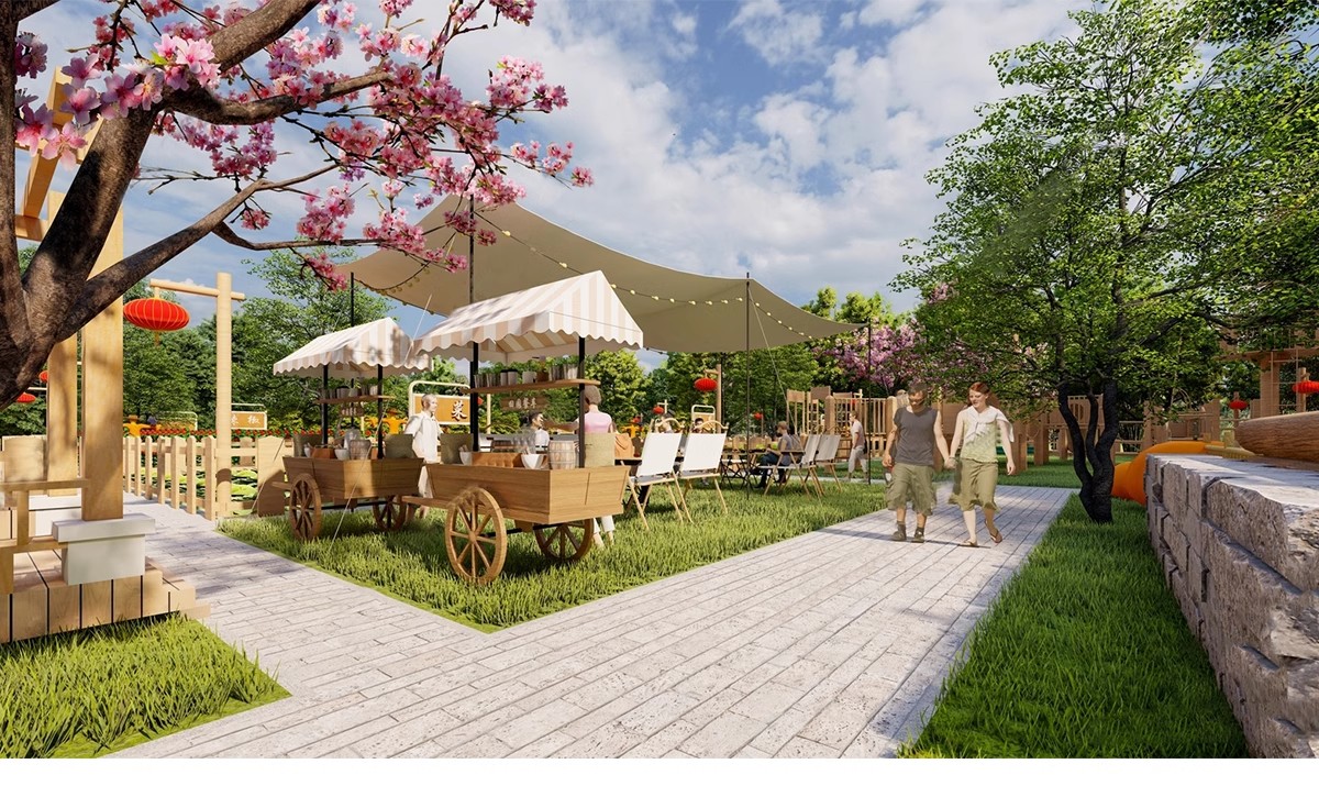 图片[12]-农村乡村田园庭院子蔬菜种植园农家乐菜地菜园栅栏草图大师SU模型-大怪兽分享