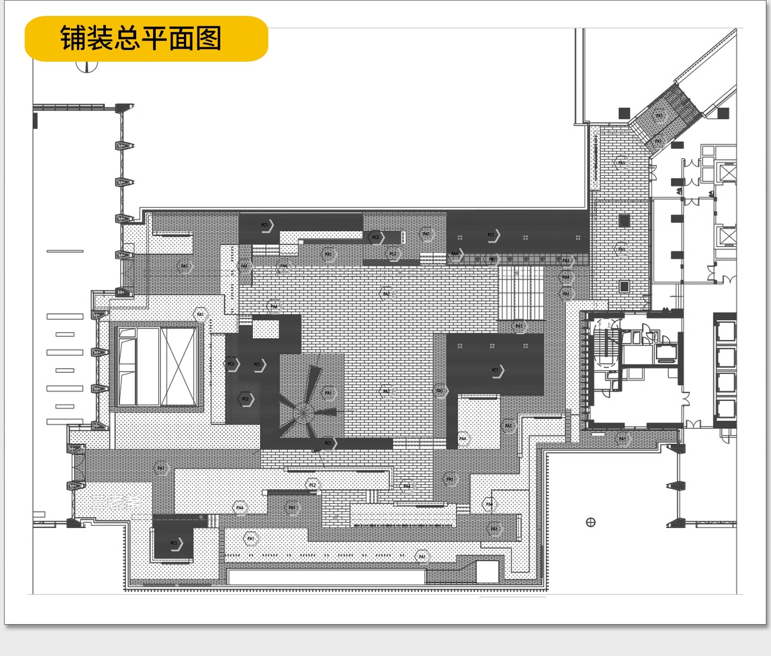 图片[12]-别墅庭院设计规划方案屋顶空中花园景观绿化cad施工图平面图素材-大怪兽分享