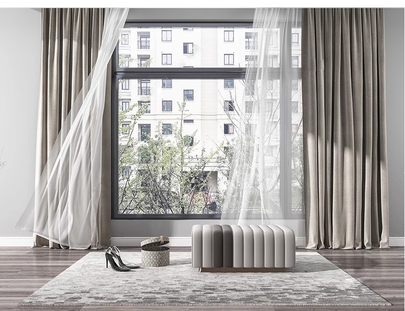 图片[33]-客厅卧室软装现代布艺罗马杆窗帘纱帘帷幔遮光拉帘SU模型草图大师-大怪兽分享