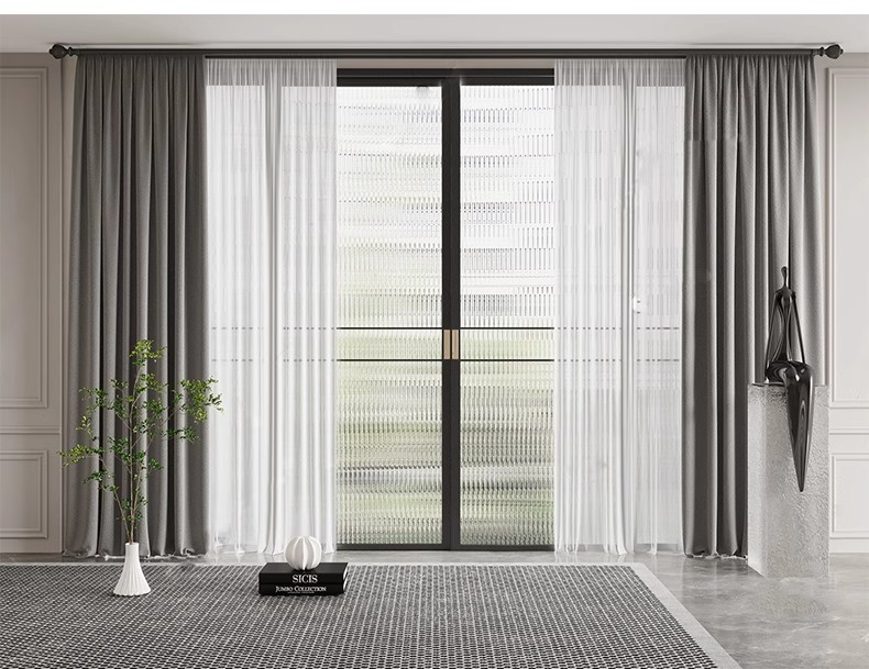 图片[39]-客厅卧室软装现代布艺罗马杆窗帘纱帘帷幔遮光拉帘SU模型草图大师-大怪兽分享