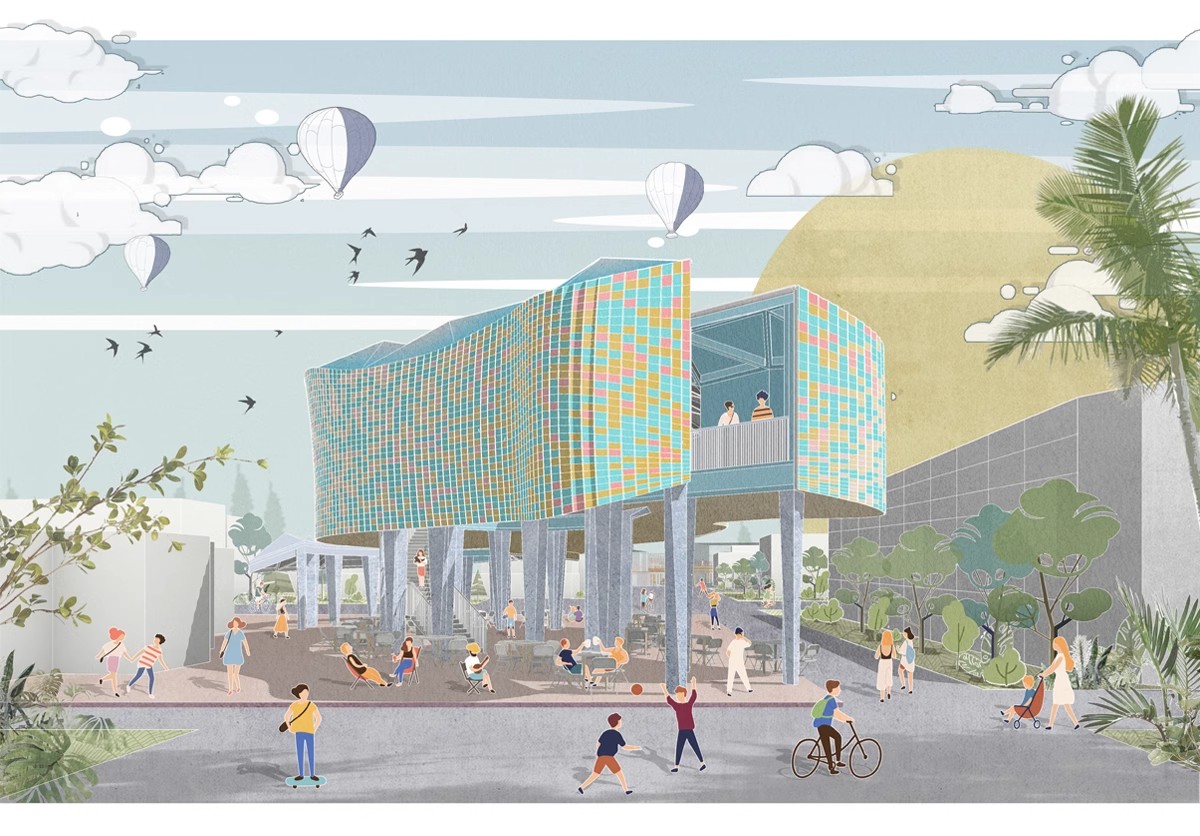 图片[12]-小清新插画风PS/AI素材库植物人物拼贴园林景观建筑分析PSD效果图-大怪兽分享