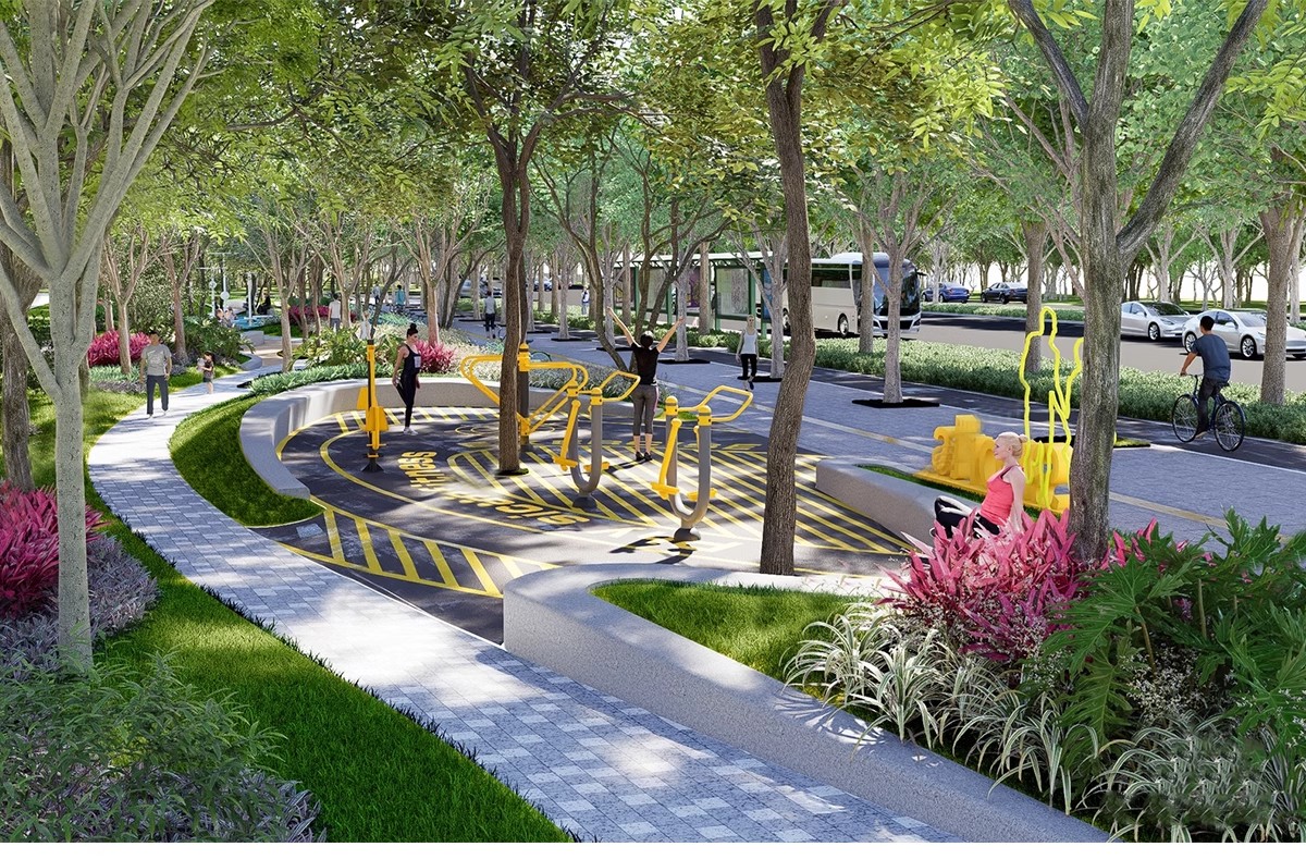 图片[12]-现代公园广场小游园园林节点景观树池座椅坐凳小品草图大师SU模型-大怪兽分享