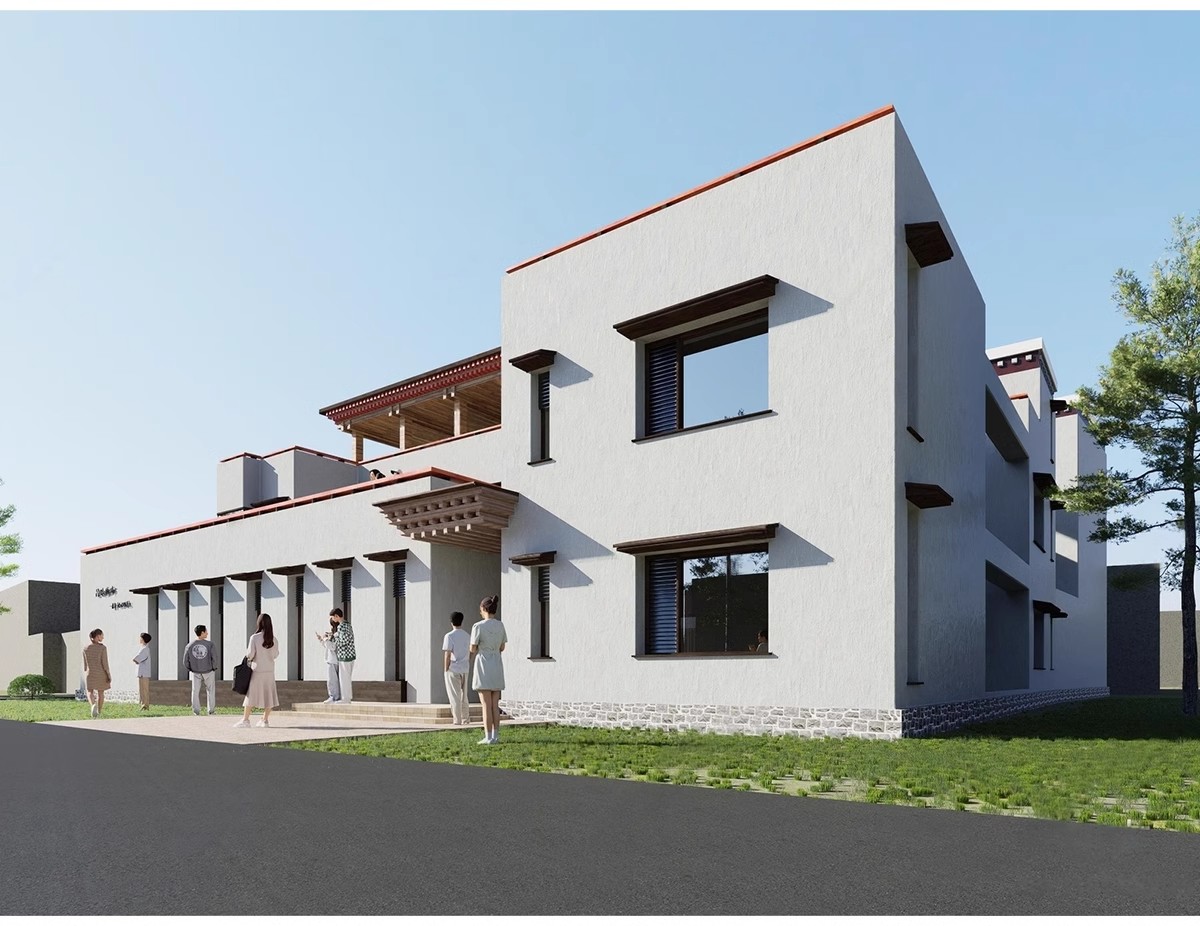 图片[13]-农村村庄落老房改造新中式景区民宿度假村美丽乡村SU模型草图大师-大怪兽分享