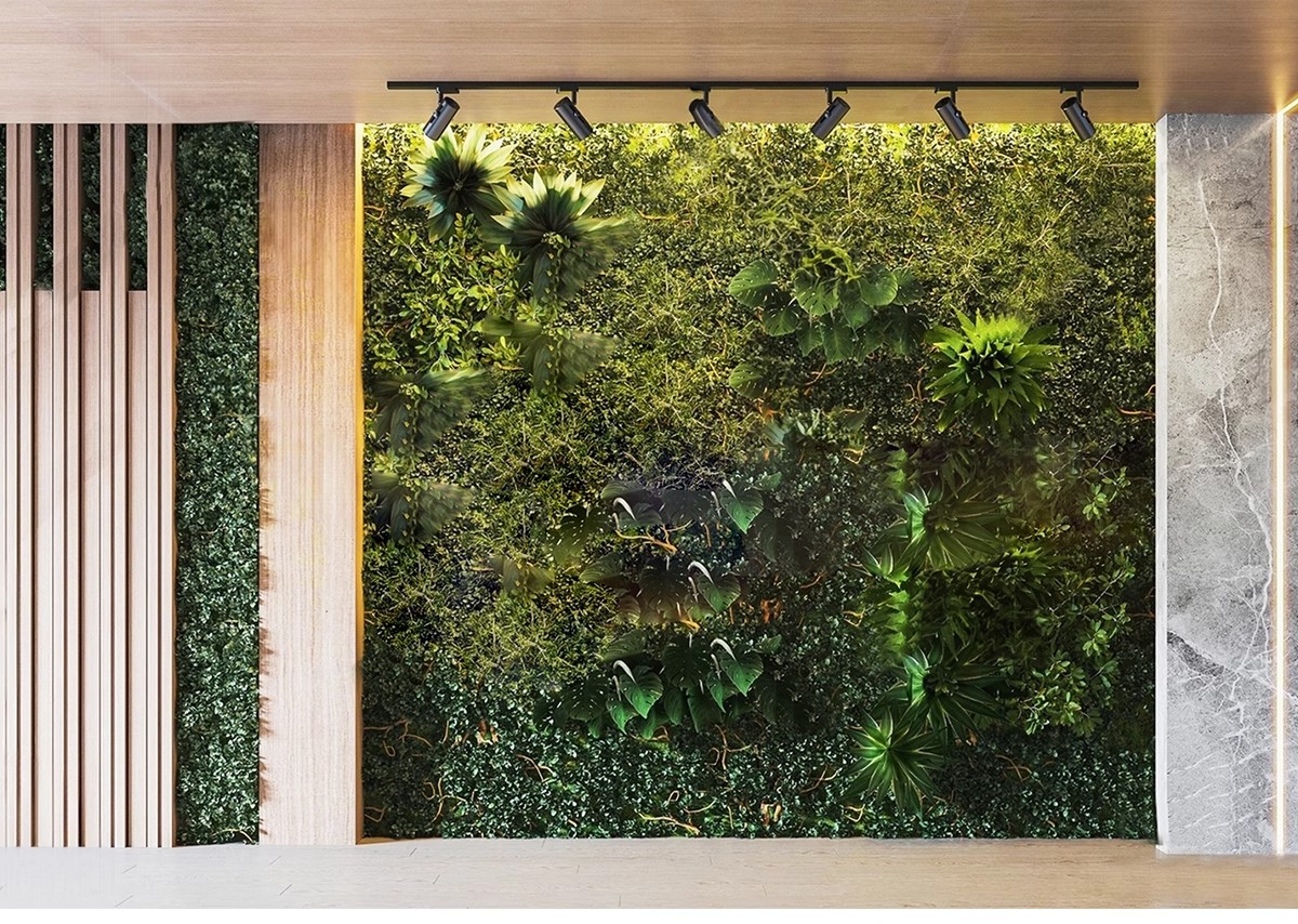 图片[19]-室内植物绿植墙花架垂直绿化绿墙办公室酒店咖啡厅su模型sketchup-大怪兽分享