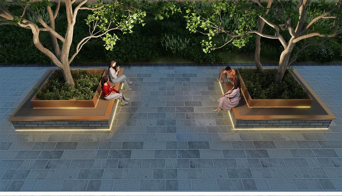 图片[13]-园林异形树桌户外吧台现代公园景观树池创意休闲座椅卡座SU模型-大怪兽分享