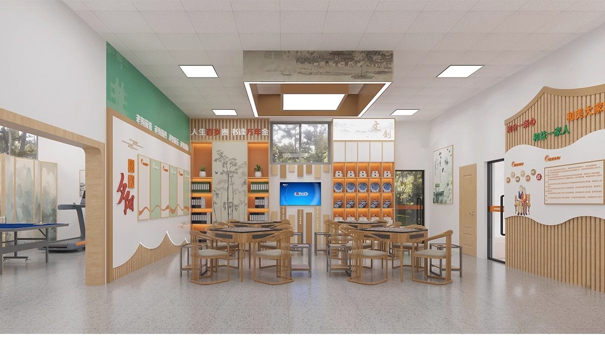 图片[13]-草图大师现代养老院福利院疗养中心大厅活动室卧室SU模型室内设计-大怪兽分享