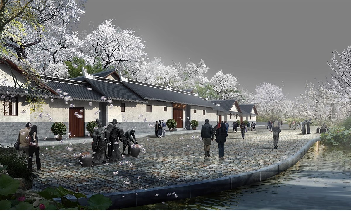 图片[12]-PS效果图民俗文化广场美丽乡村旅游 古村古镇景观园林psd分层素材-大怪兽分享