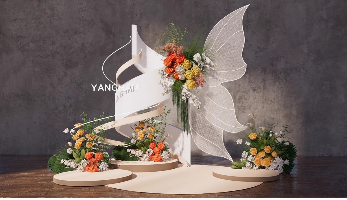 图片[13]-网红风橱窗饰品摆件美陈服装商场SU模型婚礼婚庆现场背景草图大师-大怪兽分享