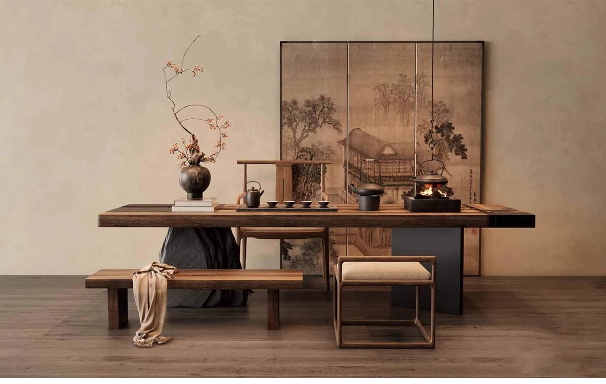 图片[13]-新中式3dmax单体家装沙发酒柜衣柜吊灯装饰挂画柜子床餐桌3d模型-大怪兽分享