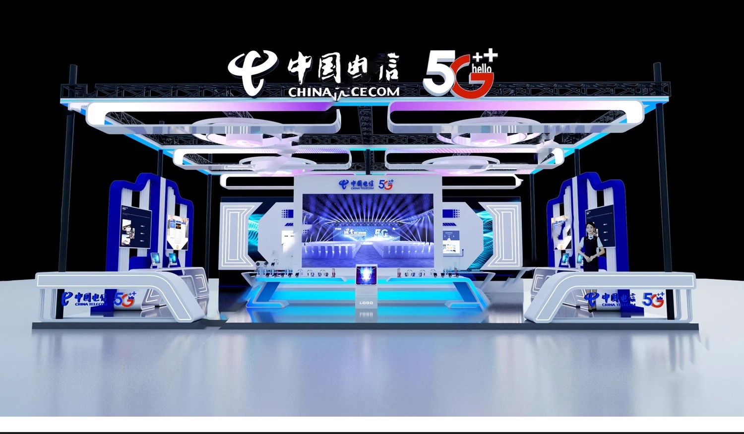 图片[12]-2025展览展会展厅展台展示设计3d模型配CAD施工图3dmax效果图素材-大怪兽分享