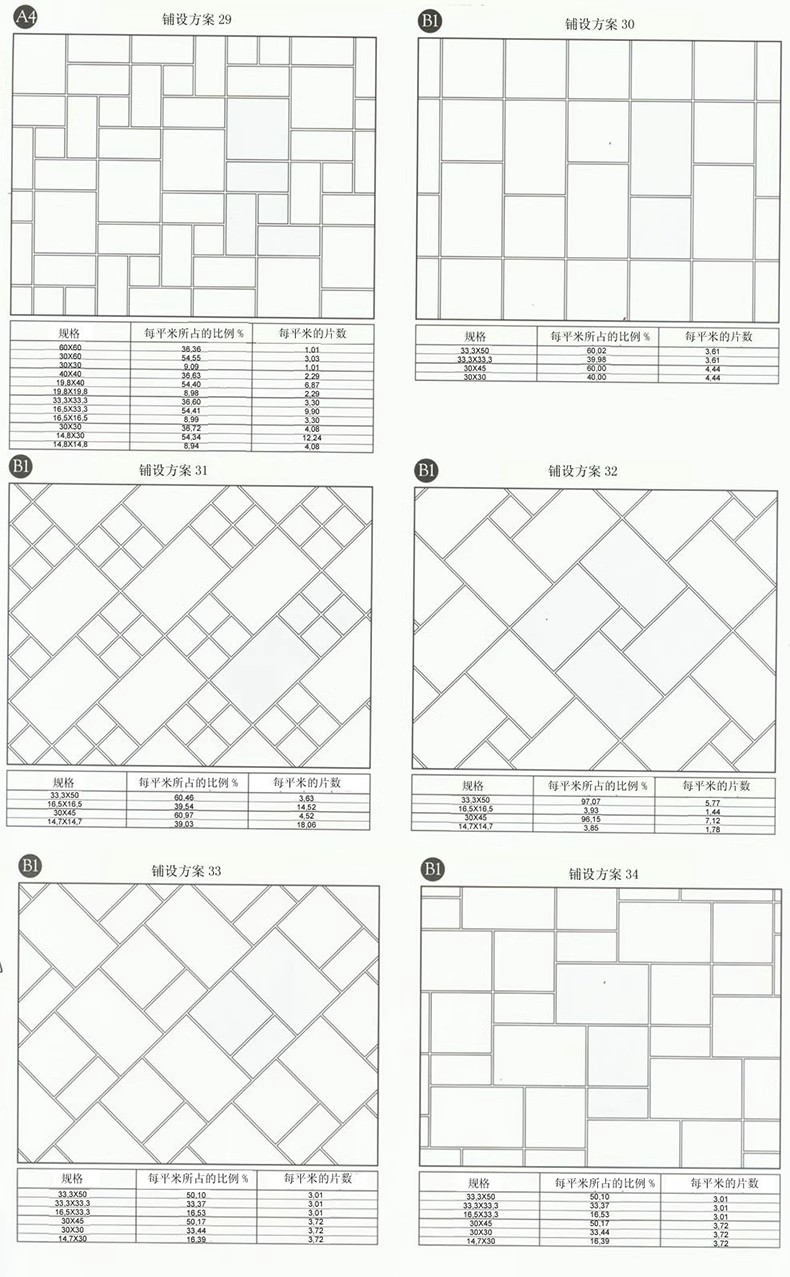 图片[13]-CAD建筑园林道路地面广场铺装铺地纹理纹路填充图案自定义素材-大怪兽分享
