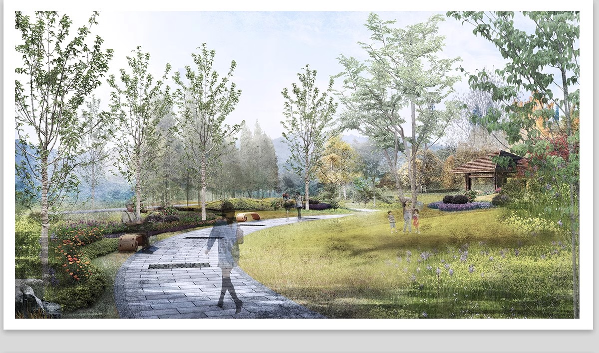 图片[13]-小清新竞赛风PS公园广场建筑景观插画风拼贴风效果图后期PSD素材-大怪兽分享