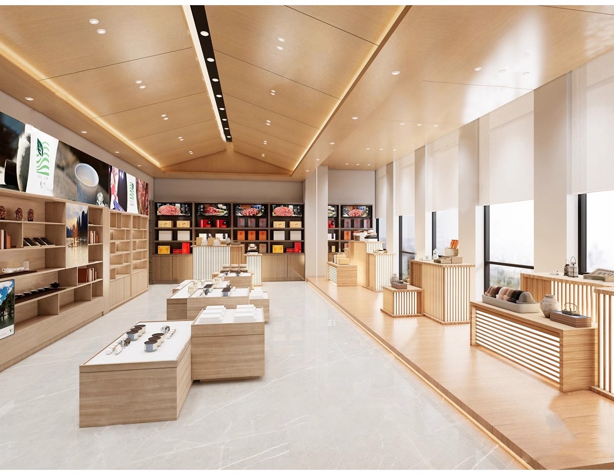 图片[13]-现代北欧文创产品商店咖啡店书店SU模型书画展厅用品室内草图大师-大怪兽分享