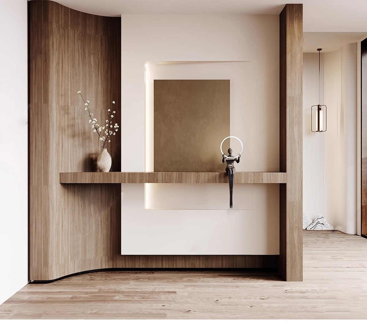 图片[12]-家装入户玄关屏风效果图玻璃隔断现代装饰装修设计家居室内参考图-大怪兽分享