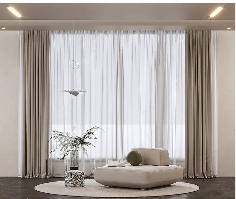 图片[44]-客厅卧室软装现代布艺罗马杆窗帘纱帘帷幔遮光拉帘SU模型草图大师-大怪兽分享