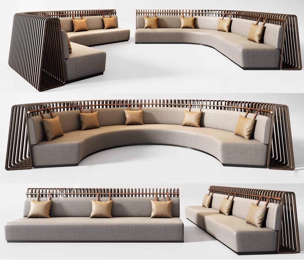 图片[14]-现代北欧咖啡厅餐厅火锅店甜品奶茶店卡座坐椅草图大师SU模型素材-大怪兽分享