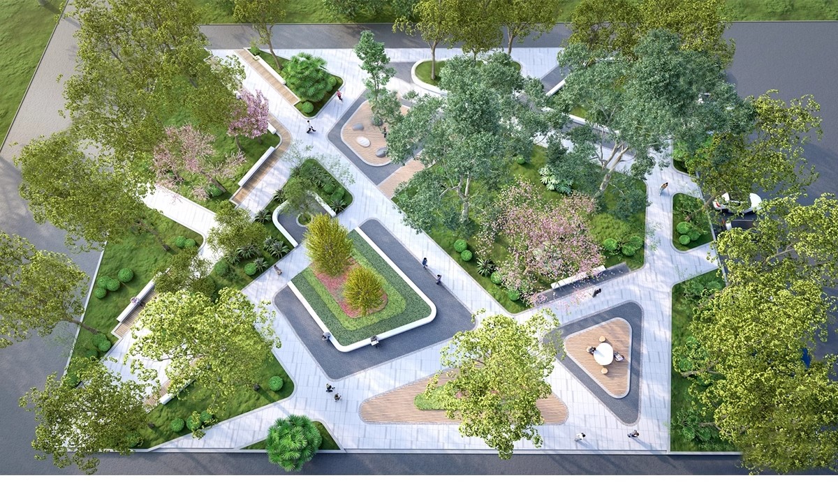 图片[13]-现代公园广场小游园园林节点景观树池座椅坐凳小品草图大师SU模型-大怪兽分享