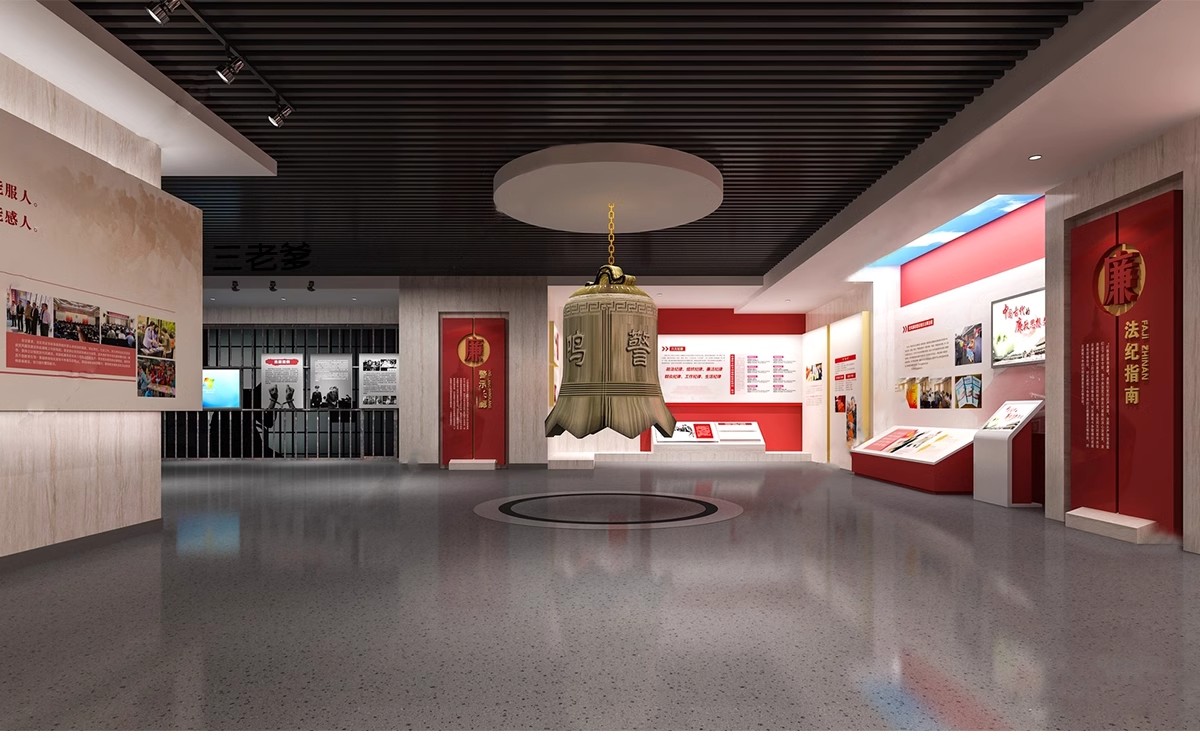 图片[11]-红色文化展厅 室内主题荣誉墙纪念馆展览馆博物馆草图大师SU模型-大怪兽分享