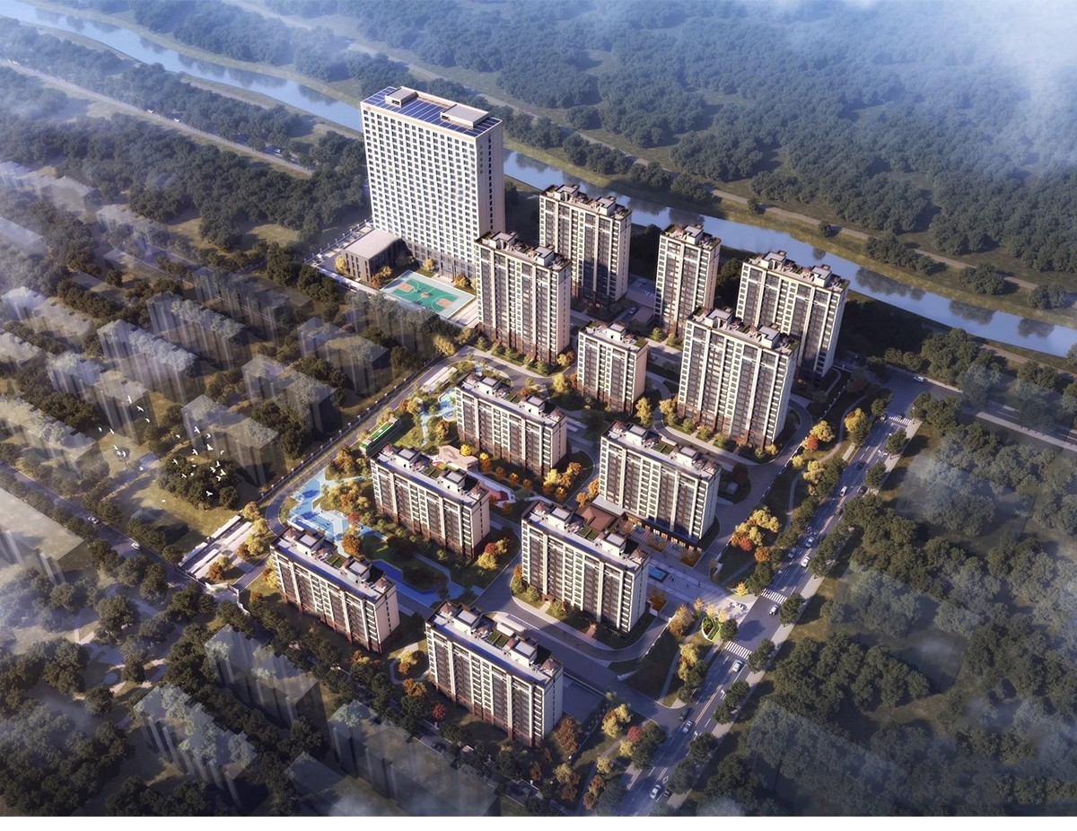 图片[14]-草图大师小区楼盘居住区住宅楼房屋鸟瞰别墅sketchup素材su模型库-大怪兽分享