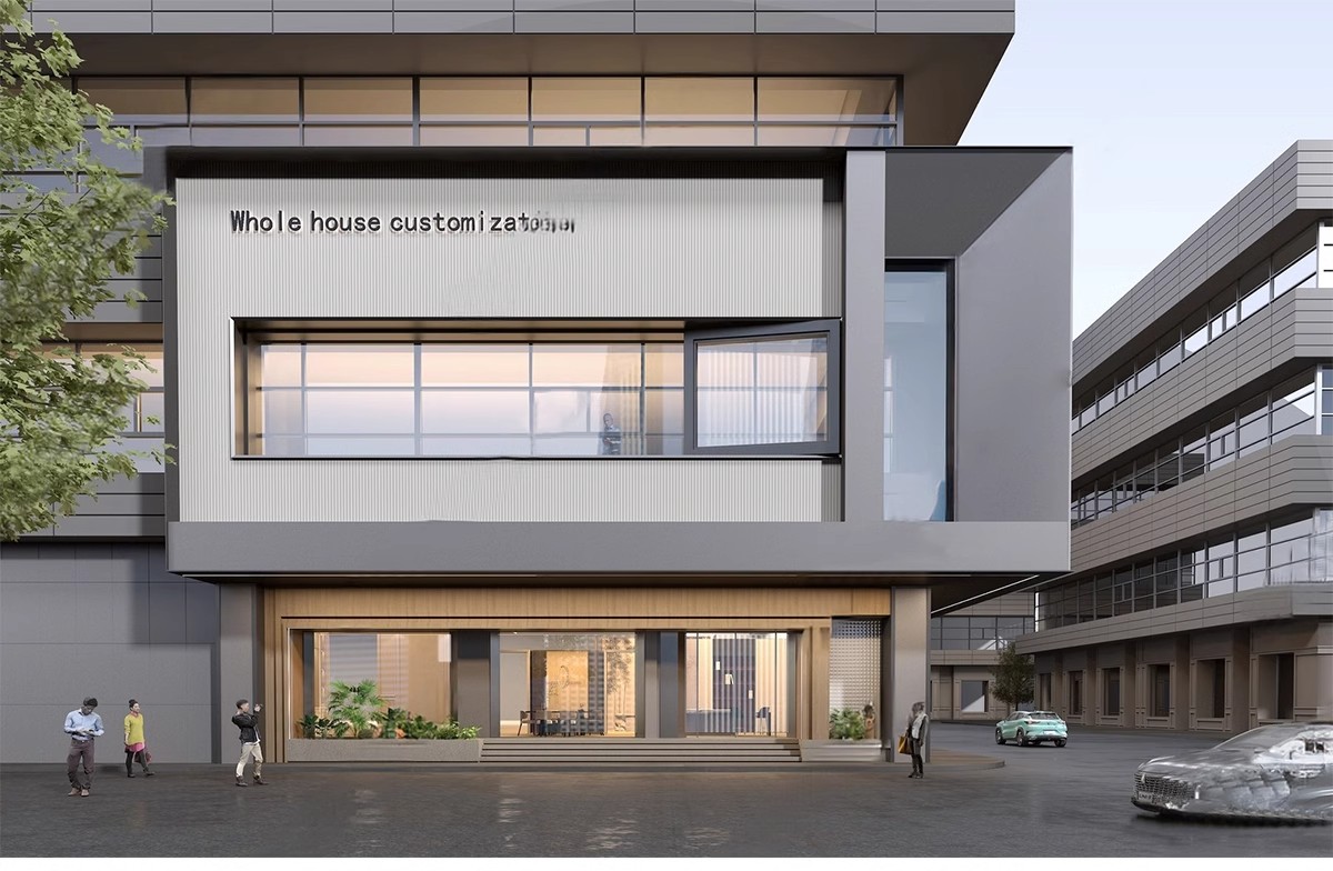 图片[14]-草图大师门头SU模型现代新中式餐厅甜品店面商业街餐饮店铺门面-大怪兽分享