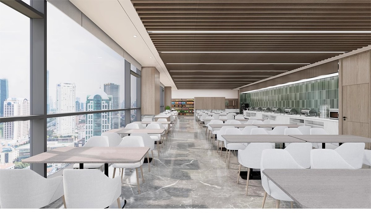 图片[13]-餐厅企业公司学校大学生员工食堂SU模型 CAD施工图快餐厅草图大师-大怪兽分享