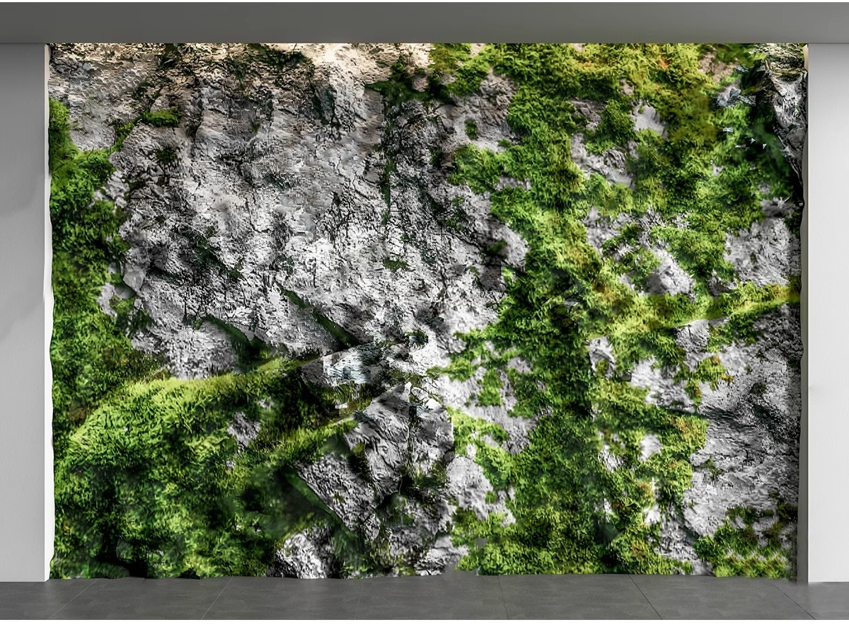 图片[14]-毛石墙面文化石熔积岩水泥石墙岩石浮雕背景墙草图大师单体SU模型-大怪兽分享