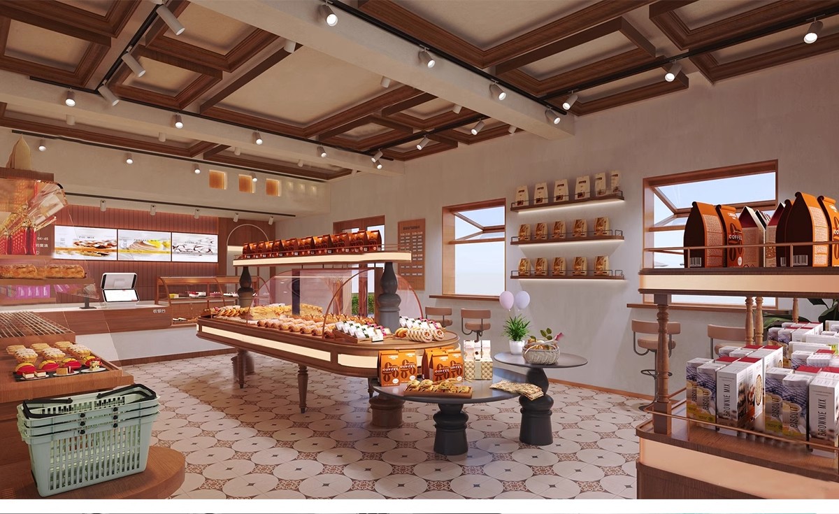 图片[14]-蛋糕店现代北欧小清新甜品店面包屋西饼屋烘焙坊草图大师SU模型-大怪兽分享