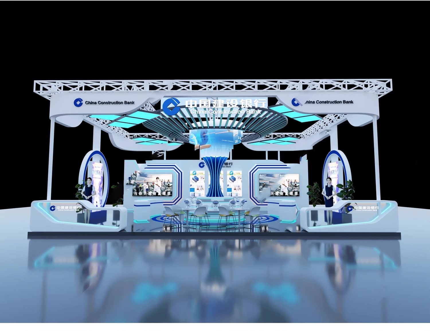 图片[13]-2025展览展会展厅展台展示设计3d模型配CAD施工图3dmax效果图素材-大怪兽分享