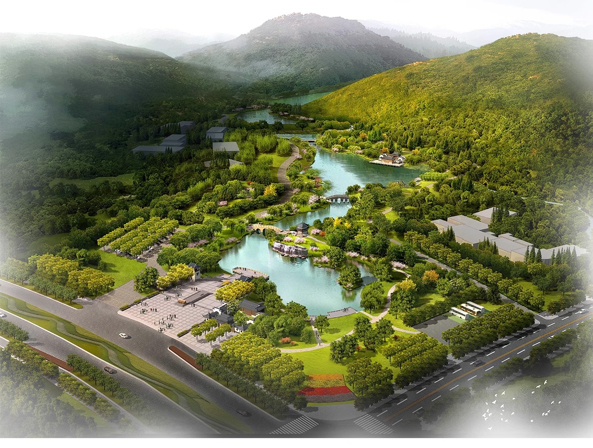 图片[13]-美丽乡村规划PS设计鸟瞰图PSD素材山地旅游度假村景观田园综合体-大怪兽分享