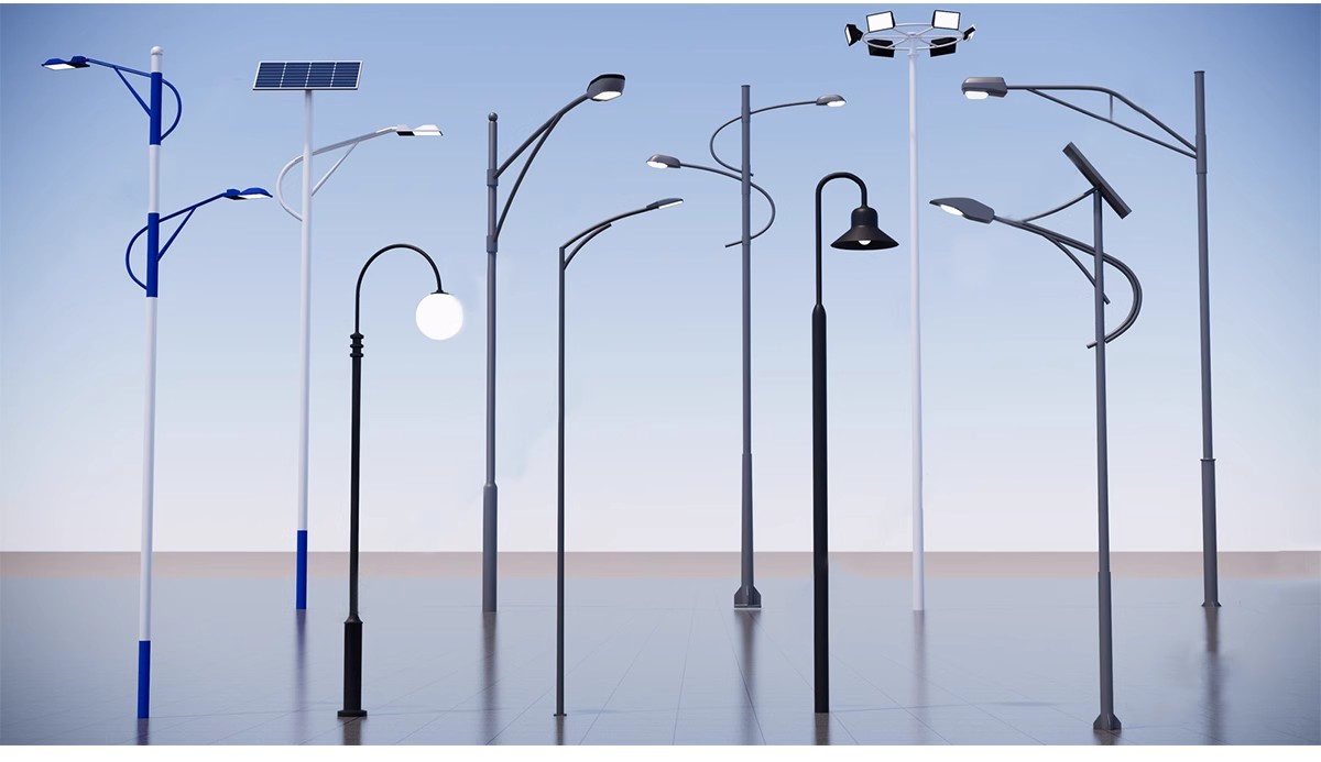 图片[14]-市政道路高杆灯太阳能景观灯广场玉兰灯城市路灯su模型库草图大师-大怪兽分享