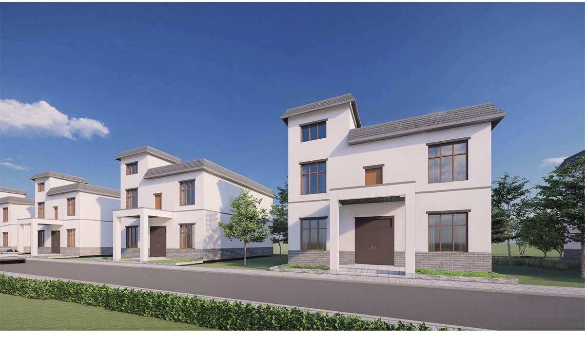 图片[14]-乡村住宅房屋建筑民居民房乡镇沿街楼房农村老房子改造su模型素材-大怪兽分享