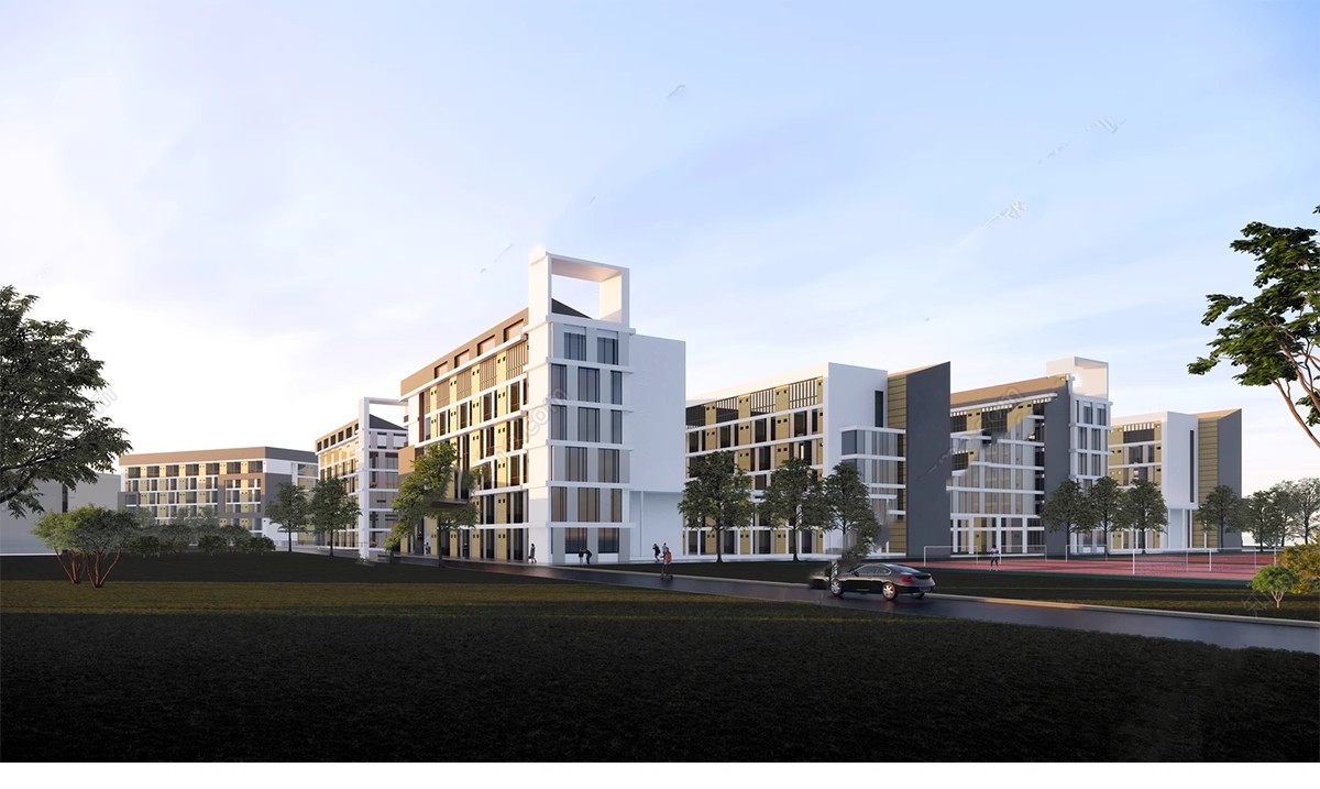 图片[14]-宿舍楼SU模型现代工厂区学校学生寝室职工公寓楼住宅建筑草图大师-大怪兽分享